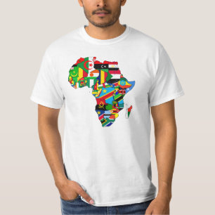 Camiseta Bandeiras do mundo - embandeire o mapa do amor do