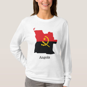 Camiseta Bandeiras e países Angola