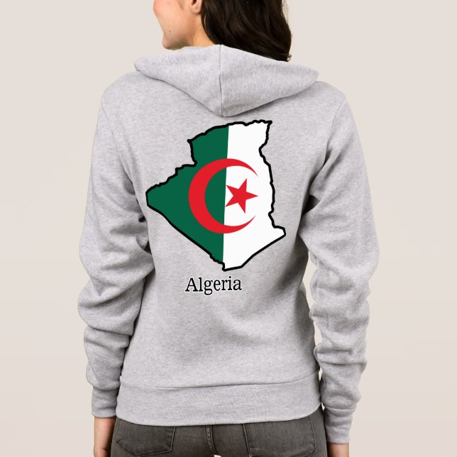 Camiseta Bandeiras e países Argélia (Verso)