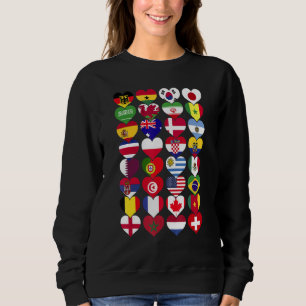 Camiseta Bandeiras Mundiais Países do Mundo Internacional
