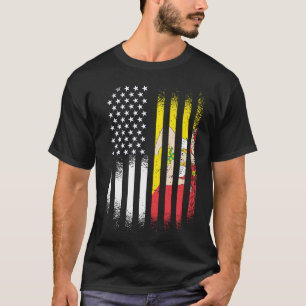Camiseta Bandeiras Sicilianas Americanas Patriotas Cultivad