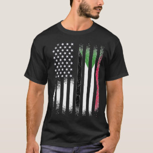 Camiseta Bandeiras Sudanesas dos Estados Unidos, Patriot Gr