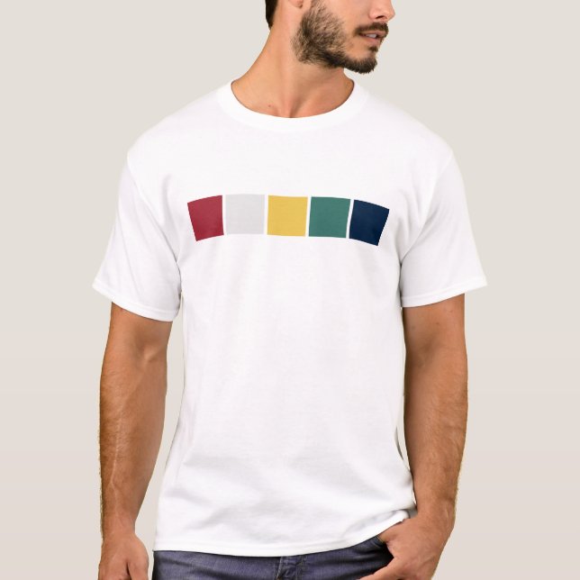 Camiseta Bandeiras tibetanas da oração (Frente)