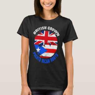 Camiseta Bandeiras Vintage de Raízes Porto-Riquenhas Cultiv