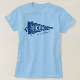Camiseta Bandeirola Personalizada da 1ª Série Nome do Profe