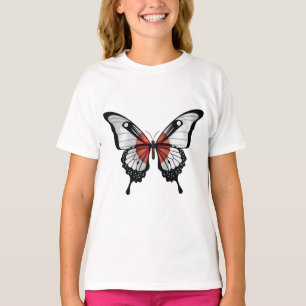 Camiseta Bandeja da Borboleta do Swallowtail do Japão