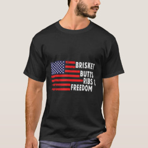Camiseta Bandeja De Bumbuns E Bandeira Americana De Churras