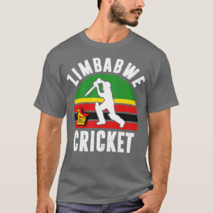 Camiseta Bandeja de críquete do Zimbabué