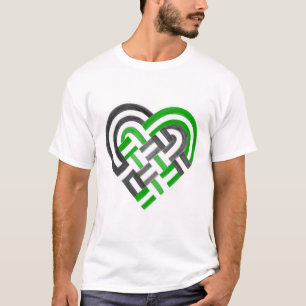 Camiseta Bandeja do Orgulho de Neutrose Tecida Preta Verde
