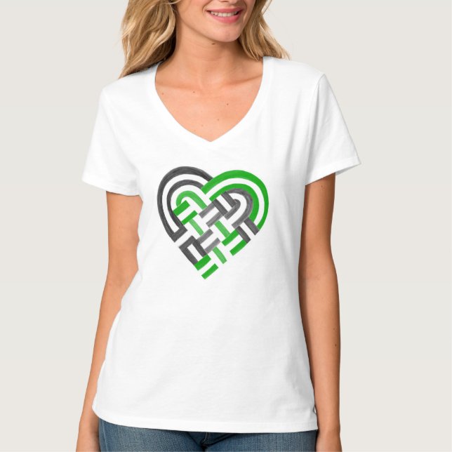 Camiseta Bandeja do Orgulho de Neutrose Tecida Preta Verde (Frente)