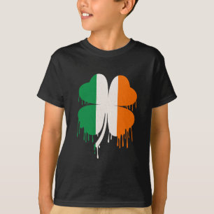Camiseta Bandeja Irlandesa de Quatro Folhas de Folha