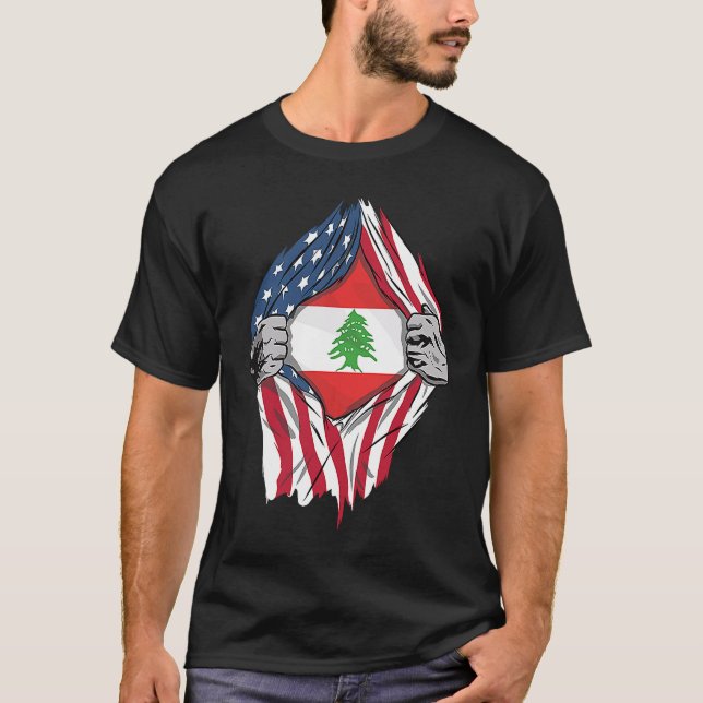 Camiseta Bandeja Libanesa Dentro de Sangue (Frente)
