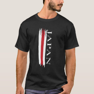Camiseta Bandejas de Cor do Sinalizador do Japão