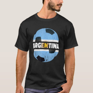 Camiseta Bandera Argentina Flag Soccer Ball Baln Ftbol Arge