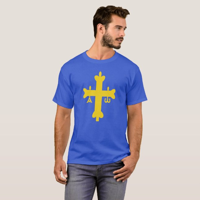 Camiseta Bandera Asturias (Frente Completa)