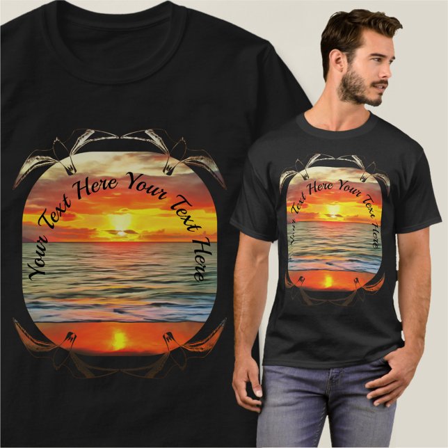 Camiseta Bandera Bay Sunset 1738 (Criador carregado)