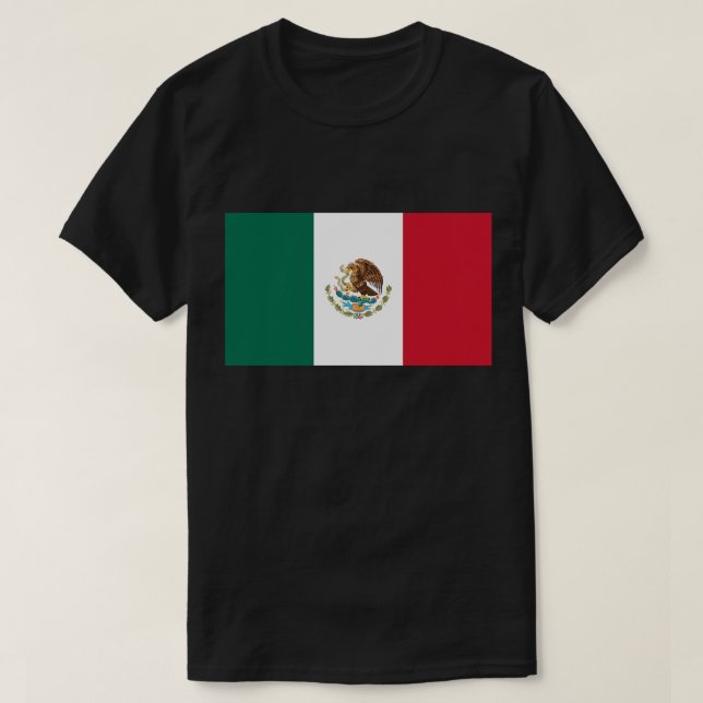 Camiseta Bandera De México (Frente do Design)