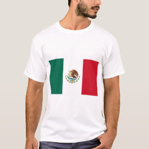 Camiseta Bandera de México - Bandeira do México - Bandeira