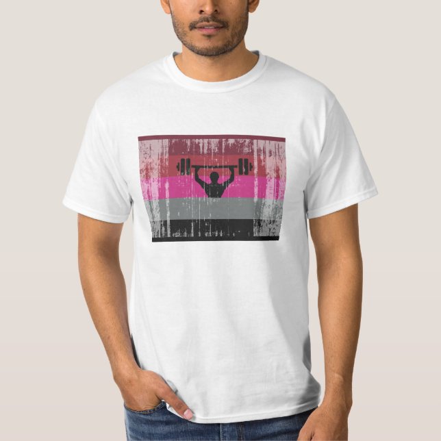 CAMISETA BANDERA DE ORGULHO MUSCULAR (Frente)