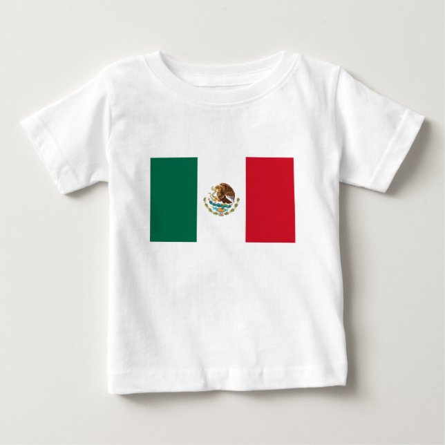 Camiseta Bandera do México - Bandeira do México - Bandeira  (Frente)