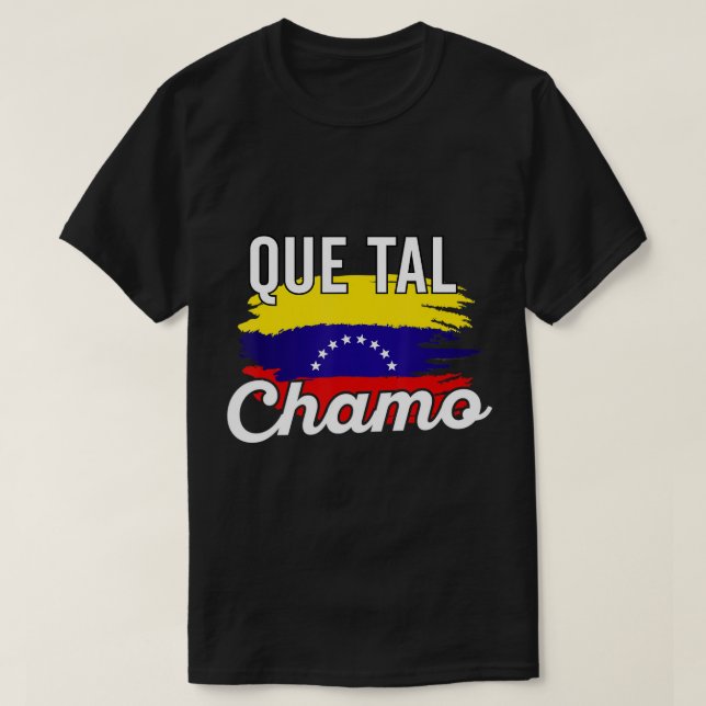 Camiseta Bandera do Orgulho de Bandeira Venezuela Venezolan (Frente do Design)
