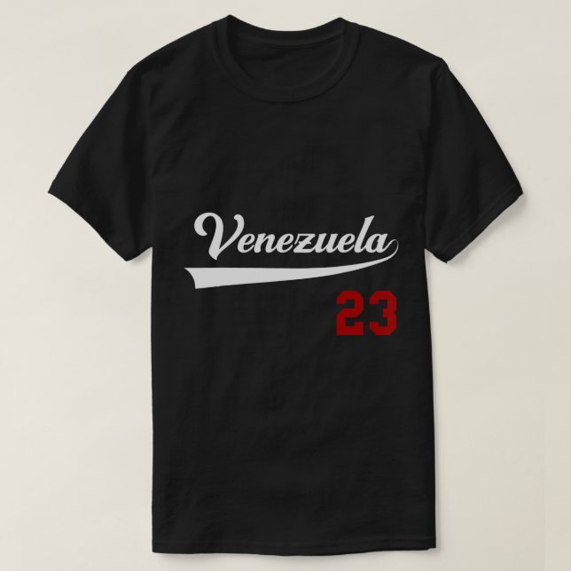 Camiseta Bandera do Orgulho de Bandeira Venezuela Venezolan (Frente do Design)