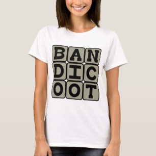 Camiseta Bandicoot, Marsupial Onívoro