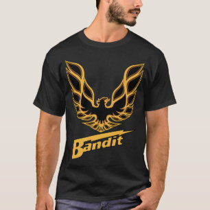Camiseta Bandit Firebird – Design de Muscle Car Dourado