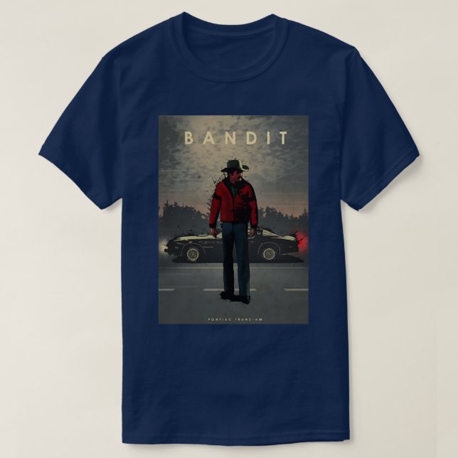 Camiseta Bandit Pontiac Firebird Trans AM (Frente do Design)