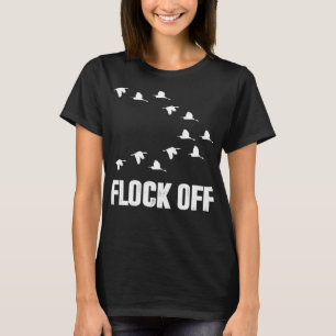 Camiseta Bando Foguete De Patos Engraçados Caçando Presente