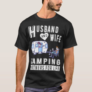 Camiseta Bando Marido E Parceiros De Campanha De Esposa Par