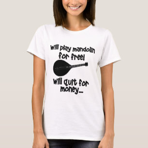 Camiseta bandolim engraçado