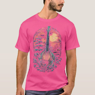 Camiseta Bandolim Guitarra Natureza Música Bluegrass Mando