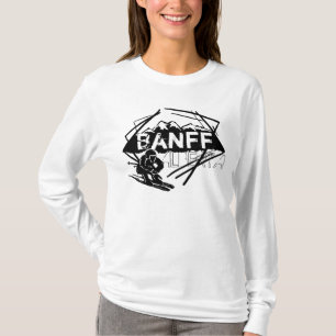 Camiseta Banff Alberta Canada ski hoodie