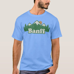 Camiseta Banff Alberta Canada Vintage Hiking Mounties