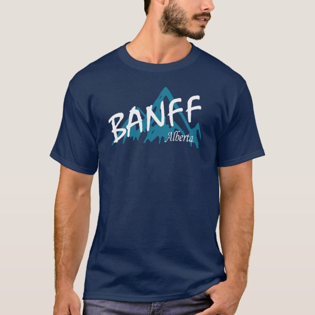 Camiseta Banff Alberta Mountain (Frente)