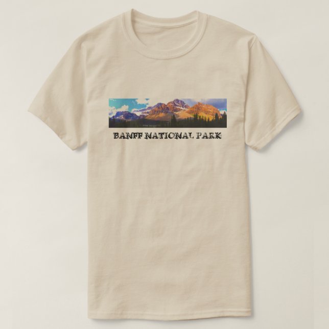 Camiseta Banff e Jasper National Park T Shirt (Frente do Design)