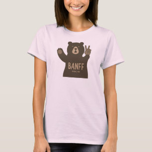 Camiseta Banff National Park Peace Bear