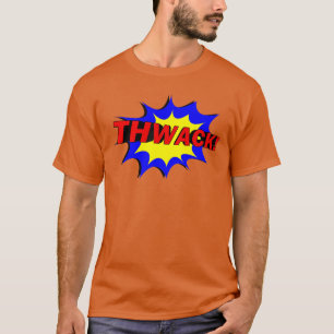 Camiseta Bang Boom Pow Wham Bolhas de Histórias em Quadrinh