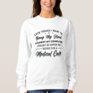 Camiseta Bang My Head Medical Coder Programmer ICD