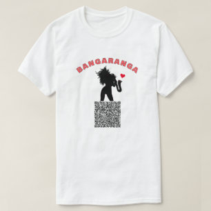 Camiseta Bangaranga Código QR Jazz Música Saxofone