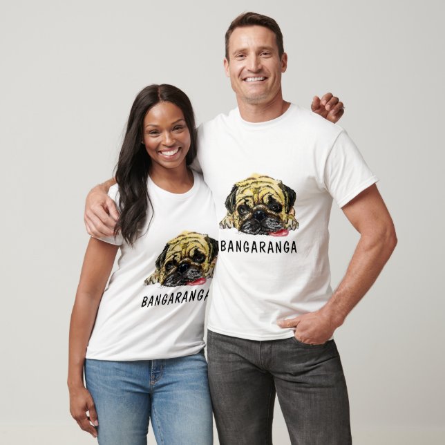 Camiseta Bangaranga Pug Dog (Unissex)