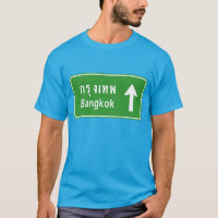 Bangkok ⚠ Sinal de Tráfego Rodoviário na Tailândia