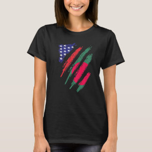 Camiseta Bangladesh American Grown Flag USA Patriot Heritag