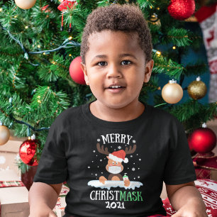 Camiseta Banheira de máscara de feliz divertida 2021 com m