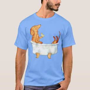 Camiseta Banheiro-de-caju-dachshund