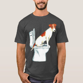 Camiseta Banheiro de cão 1 da Russel terrier
