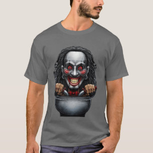 Camiseta Banheiro de horror Monster 11 rapaz