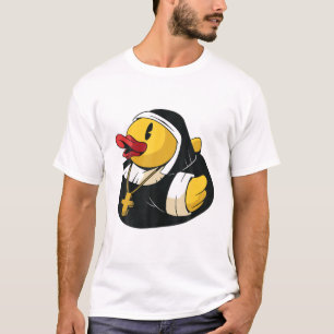 Camiseta Banheiro, Nun Monastério, Borracha Cristã Humor, D