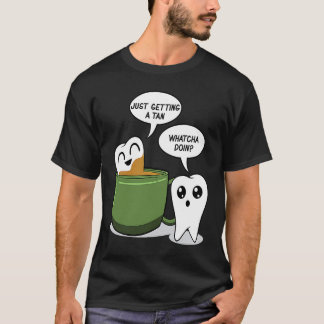 Camiseta Banho de Zahn em Café Ajuda Dentária Dentista